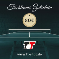 Tischtennis Gutschein 80€