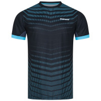 Donic T-Shirt Nexis, schwarz-anthrazit-hellblau