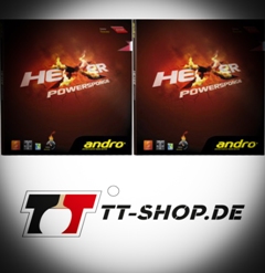  Andro Hexer Powersponge zwei Mal 